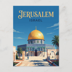 Carte Postale Dôme du Rocher Israël