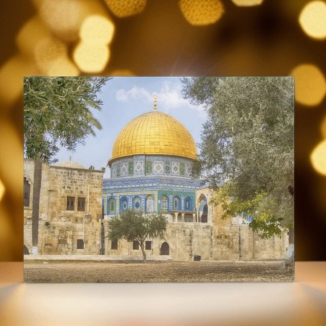 Carte Postale Dôme Du Rocher Sainte Mosquée Jérusalem Palestine (Créateur téléchargé)
