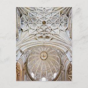 Carte Postale Dôme et plafond voûté de la cathédrale de Cordoue