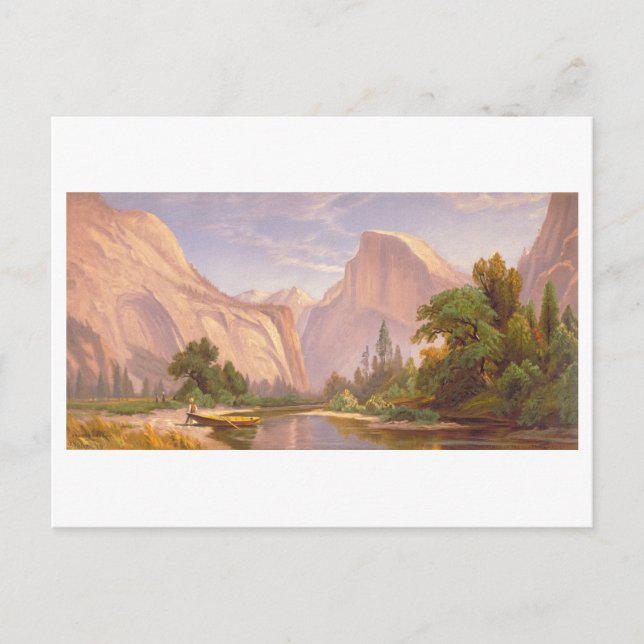 Carte Postale Domes Yosemite Vintage Prang Lithographe (Devant)