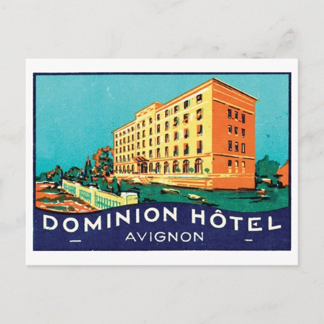 Carte Postale Dominion Hotel Avignon (Devant)