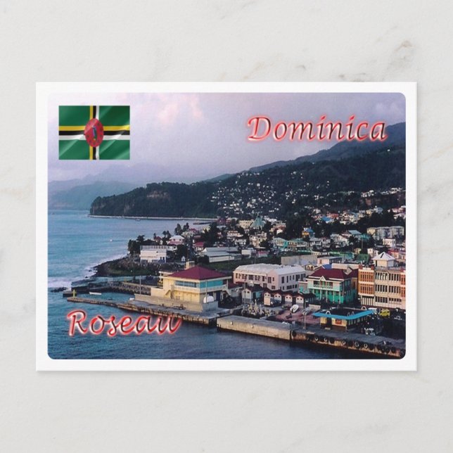 Carte Postale Dominique - Roseau - (Devant)