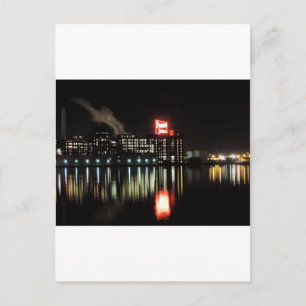 Carte Postale Domino Sugar Baltimore la nuit