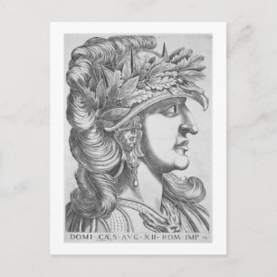 Carte Postale Domitian Caesar (51-96 ap. J.-C.), 1596 (gravure)