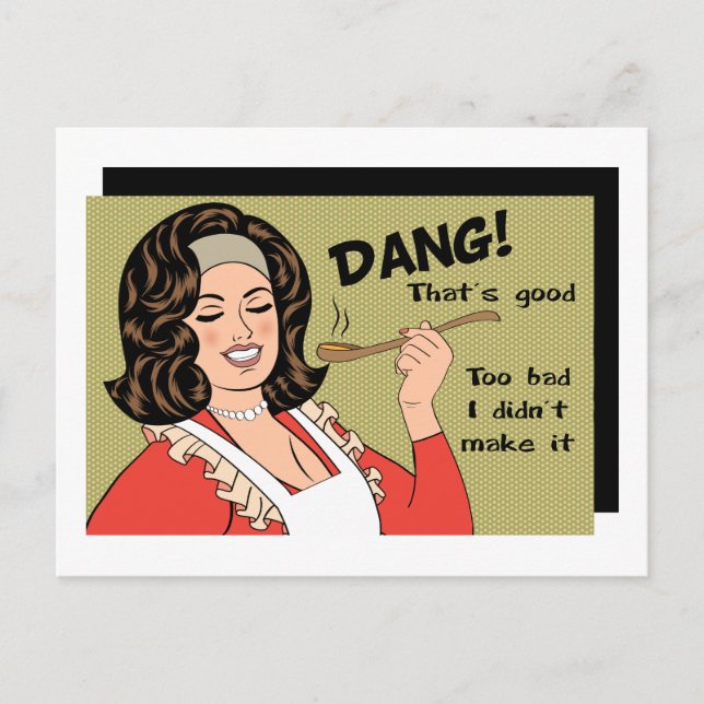 Carte Postale Dommage que je ne l'aie pas fait moi-même (Devant)