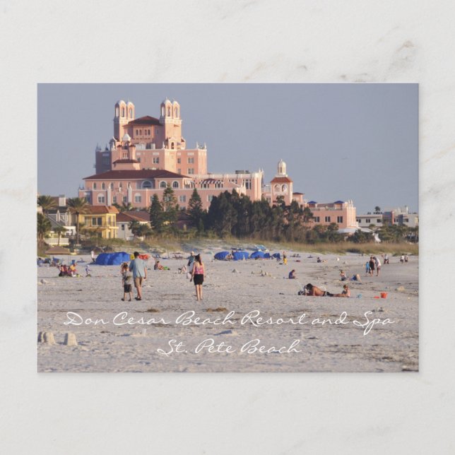 Carte Postale Don Cesar - Le Château Rose de Floride (Devant)