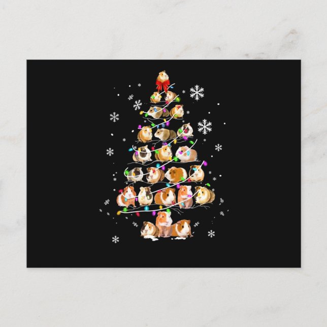 Carte Postale Don de cochon de Guinée | Joyeux Cochon de Guinée  (Devant)