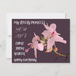 CARTE POSTALE DON DE FLEURS ANNIVERSAIRE POUR LA FILLE AMIE SOEU