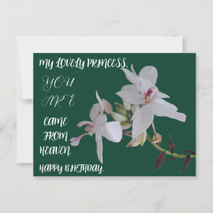 CARTE POSTALE DON DE FLEURS ANNIVERSAIRE POUR LA FILLE AMIE SOEU