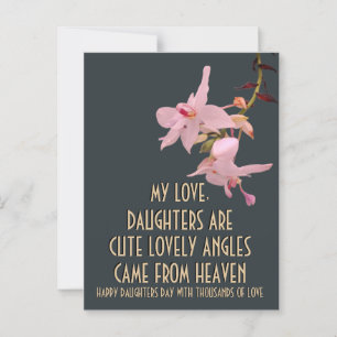 CARTE POSTALE DON DE FLEURS POUR LA JOURNÉE DES FILLES
