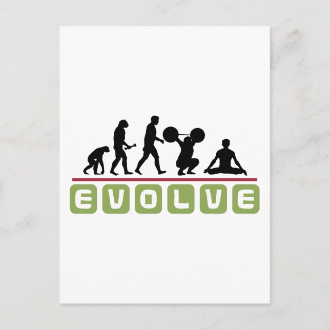 Carte Postale Don de Yoga Evolve (Devant)
