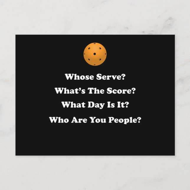 Carte Postale Don Pickleball (Devant)