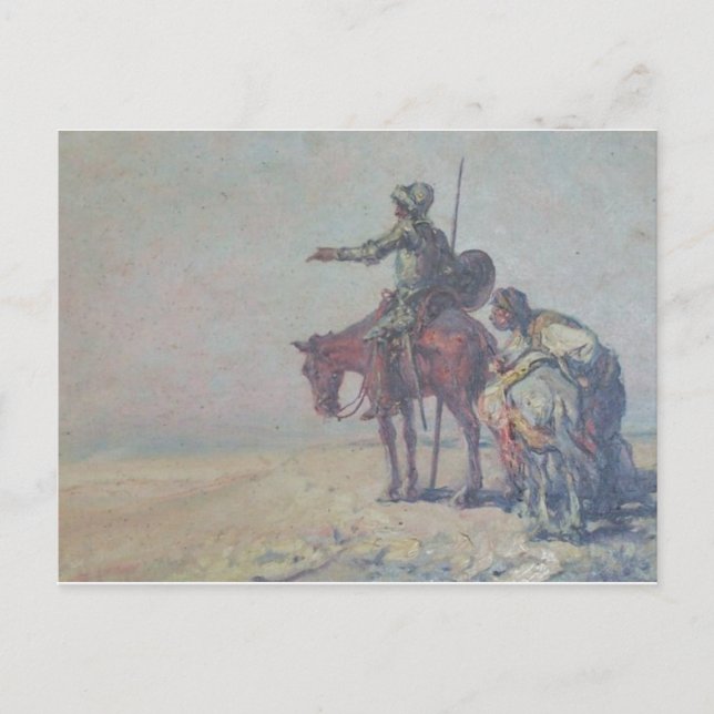 Carte Postale Don Quichotte (Devant)
