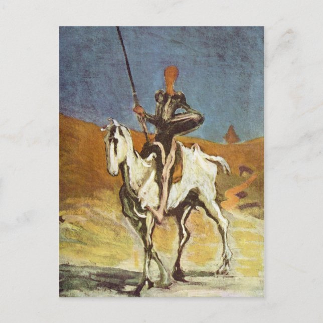 Carte Postale Don Quichotte (Devant)