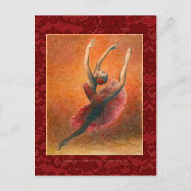 Carte postale Don Quichotte (Kitri) (Devant)