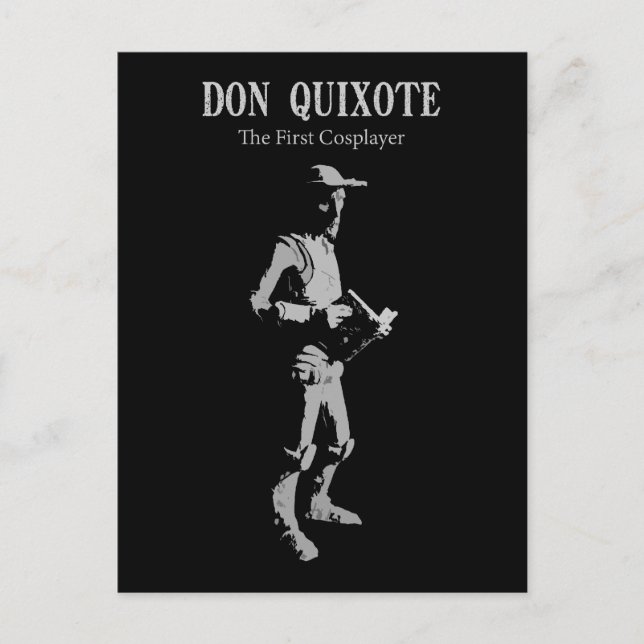 Carte Postale Don Quichotte - Le Premier Cosplayer (Devant)