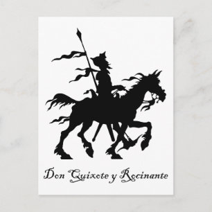Carte Postale Don Quichotte y Rocinante