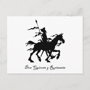 Carte Postale Don Quichotte y Rocinante