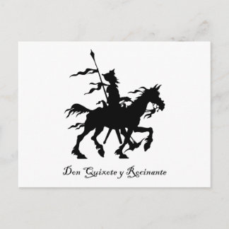 Carte Postale Don Quichotte y Rocinante