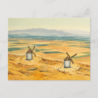 Carte Postale DON QUIXOTE - Arrière - plan d'animation (1979)