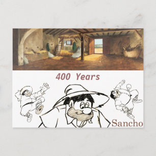 Carte Postale DON QUIXOTE - Arrière - plan de dessin animé (1979