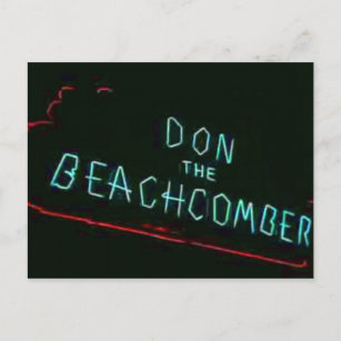 Carte Postale Don The Beachcomber, Vintage Chicago Neon Post Car