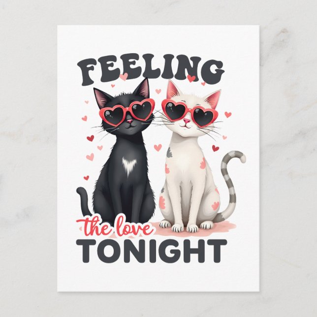 Carte Postale Don Valentine | Sentir L'Amour Ce Soir (Devant)