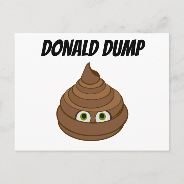 Carte Postale Donald Dump (Devant)