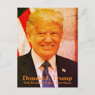 Carte Postale Donald J. Trump, 45e président des États-Unis
