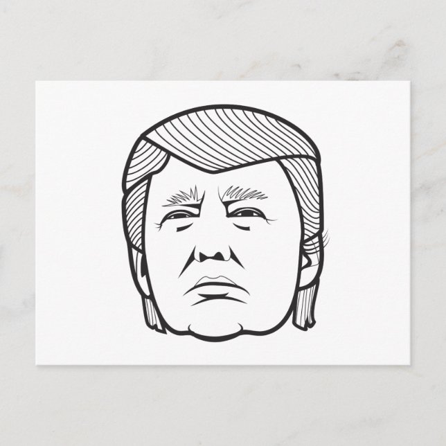 Carte Postale donald trump (Devant)