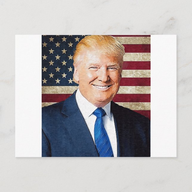 Carte Postale Donald Trump (Devant)