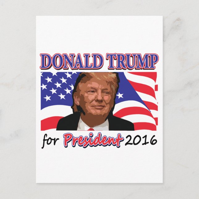 Carte Postale Donald Trump (Devant)