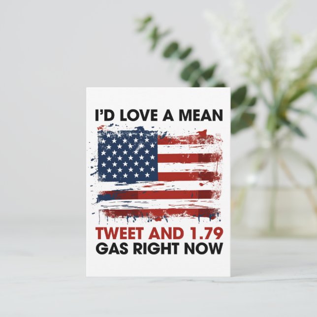 Carte Postale Donald Trump (Debout devant)