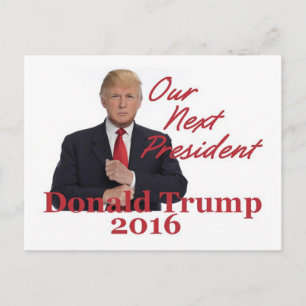 Carte postale Donald TRUMP 2016