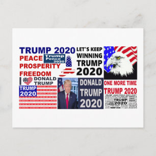 Carte Postale Donald Trump 2020 Medley