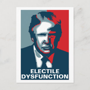 Carte Postale Donald Trump DYSFONCTION ÉLECTIQUE