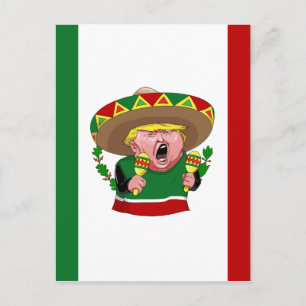 Carte Postale donald trump mexicain