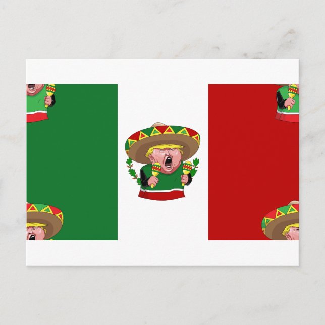 Carte Postale donald trump mexicain (Devant)