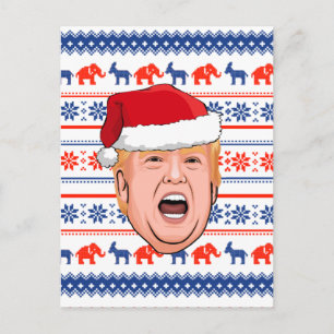 Carte Postale DONALD TRUMP Noël