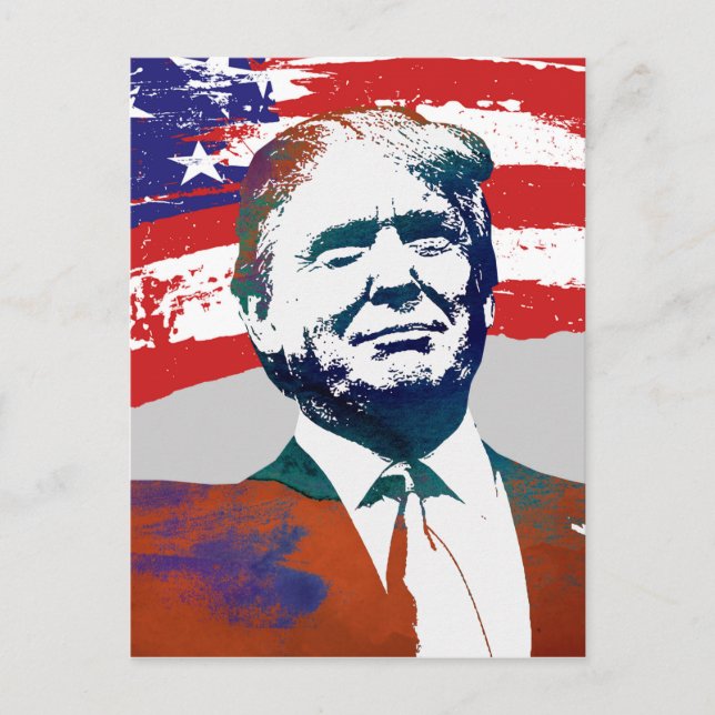 Carte Postale Donald Trump pour le président (Devant)