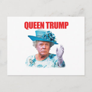 Carte postale Donald Trump Queen Trump