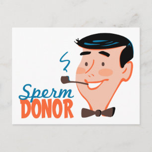 Carte postale Donateur Sperm