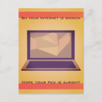 Donc votre Internet est cassé ordinateur portable