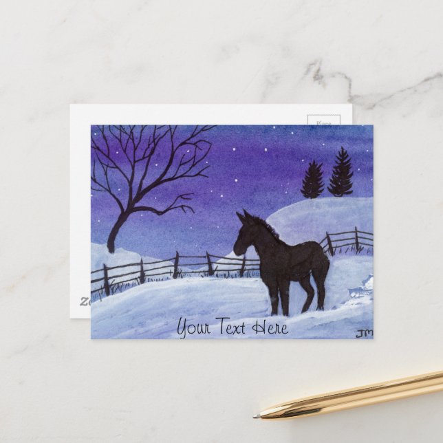 Carte Postale Donkey (Devant/Arrière en situation)