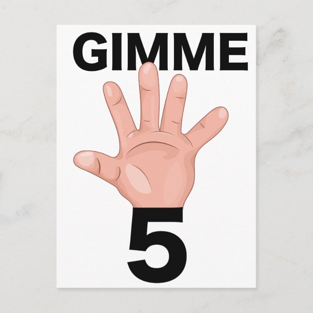Carte Postale Donne moi 5 (Devant)