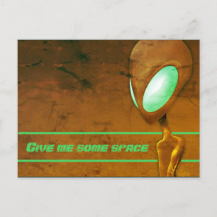 Carte Postale Donne-moi un peu d'espace