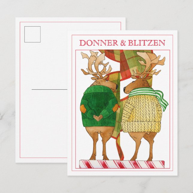 CARTE POSTALE DONNER BLITZEN (Devant / Derrière)