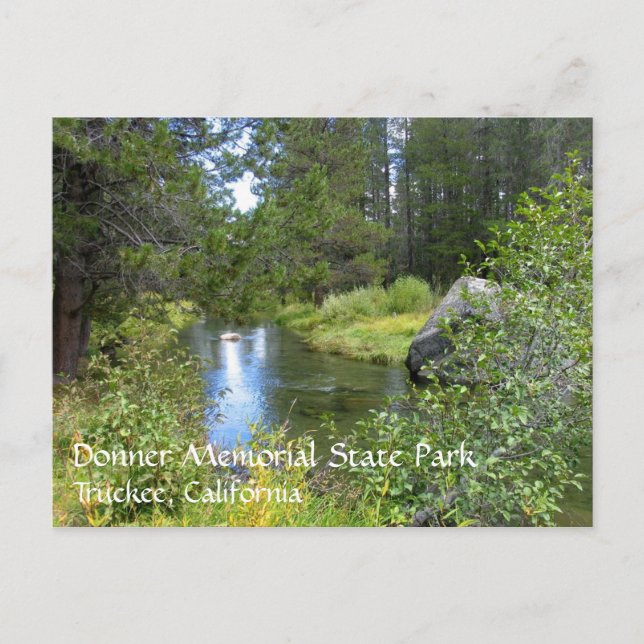 Carte Postale Donner Memorial State Park, Truckee, CA (Devant)