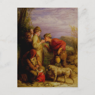 Carte Postale Donner une bouchée