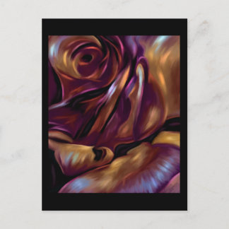 Carte Postale Donnybrook Rose Art Abstrait